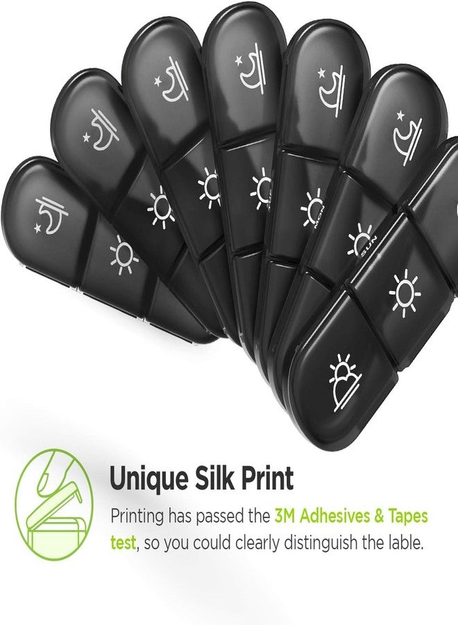 FENNEC MART Weekly Pill Box Organiser, 7 Day 3 Times A Day, Portable, Large Compartments - Image 5